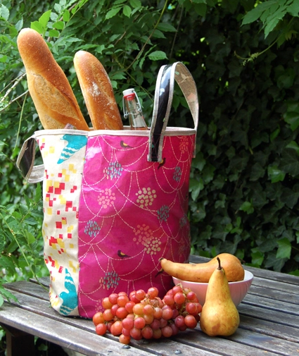 Echino Oilcloth Grocery Tote | Purl Soho