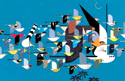 Announcing Charley Harper Needlepoint Canvases at Purl! | Purl Soho