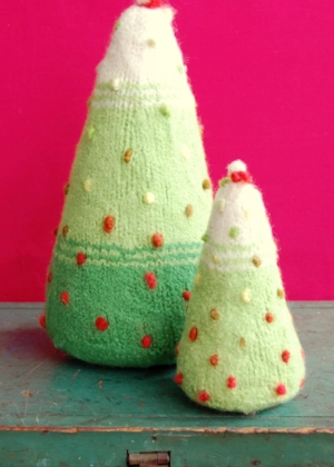 Felted Christmas Trees | Purl Soho