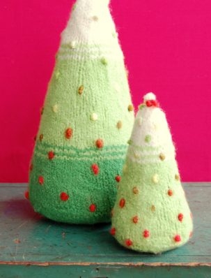 Felted Christmas Trees | Purl Soho
