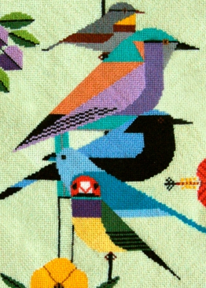 Announcing Charley Harper Needlepoint Canvases at Purl! | Purl Soho