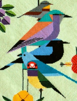 Announcing Charley Harper Needlepoint Canvases at Purl! | Purl Soho