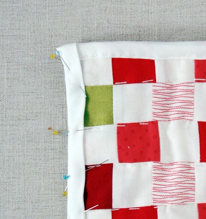 Strip Pieced Christmas Stocking | Purl Soho