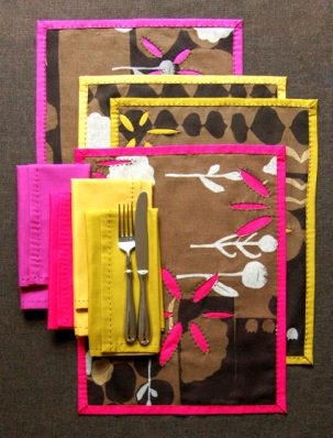 Reverse Applique Thanksgiving Placemats | Purl Soho