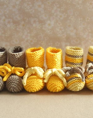 Elizabeth Zimmermann’s Baby Booties | Purl Soho