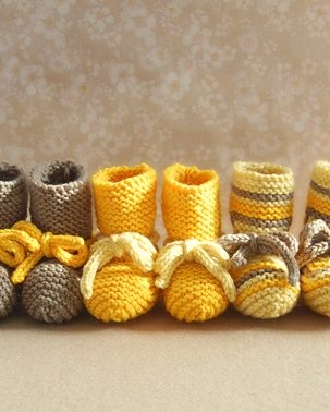 Elizabeth Zimmermann’s Baby Booties | Purl Soho
