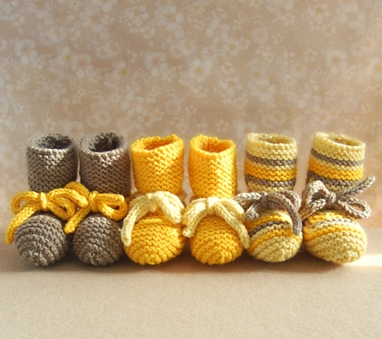 Elizabeth Zimmermann’s Baby Booties | Purl Soho