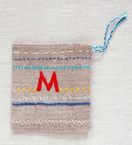 Embroidered Dreidel Game Pouches | Purl Soho