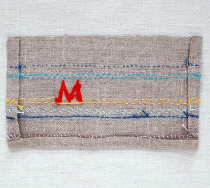 Embroidered Dreidel Game Pouches | Purl Soho