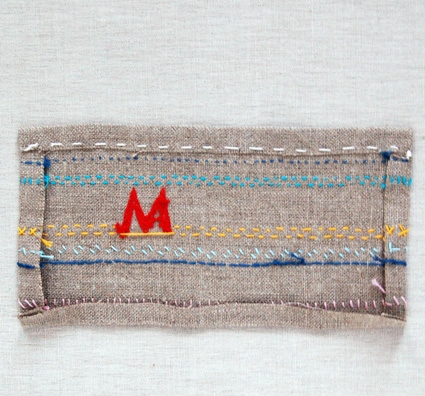 Embroidered Dreidel Game Pouches | Purl Soho