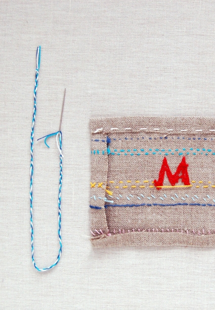 Embroidered Dreidel Game Pouches | Purl Soho