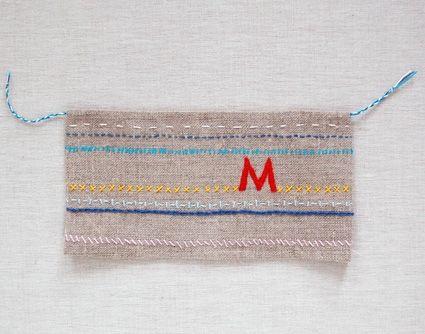 Embroidered Dreidel Game Pouches | Purl Soho