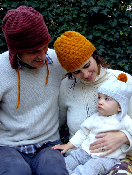 Cashmere Hats for Mom, Dad and Baby