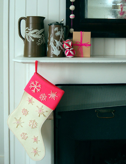 Super Easy Snowflake Stocking | Purl Soho