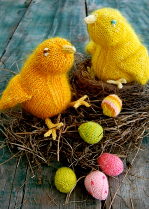 Fuzzy Easter Chicks and Mini Easter Eggs | Purl Soho