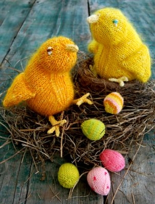 Fuzzy Easter Chicks and Mini Easter Eggs | Purl Soho