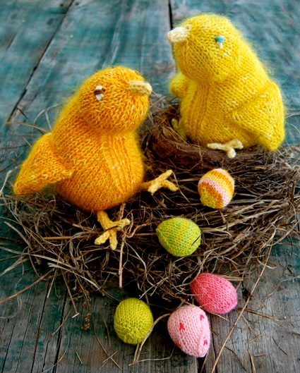 Fuzzy Easter Chicks and Mini Easter Eggs | Purl Soho