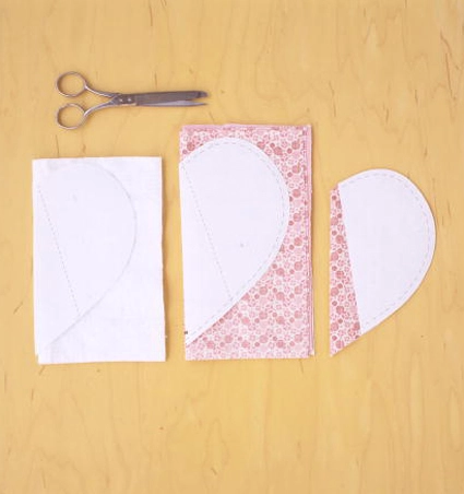 Heart Shaped Potholders from Martha Stewart’s Encyclopedia of Sewing & Fabric Crafts | Purl Soho