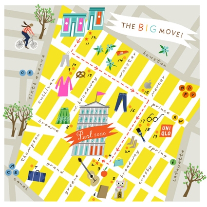 More on The BIG Move:A Lena Corwin Map! | Purl Soho