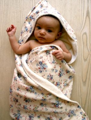 Hooded Baby Towel and Washcloth Set | Purl Soho