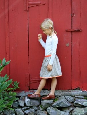 Liberty of London Tana Lawn + Neon Elastic Skirt | Purl Soho