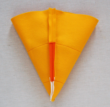 Candy Corn Trick or Treat Bags | Purl Soho