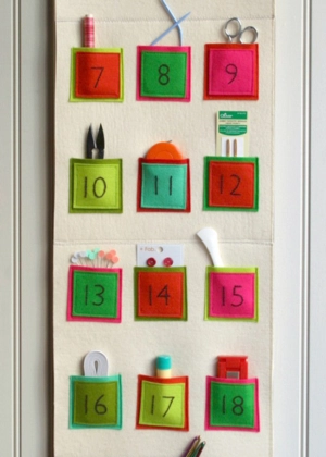 Embroidered Felt Advent Calendar | Purl Soho