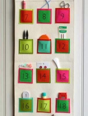 Embroidered Felt Advent Calendar | Purl Soho
