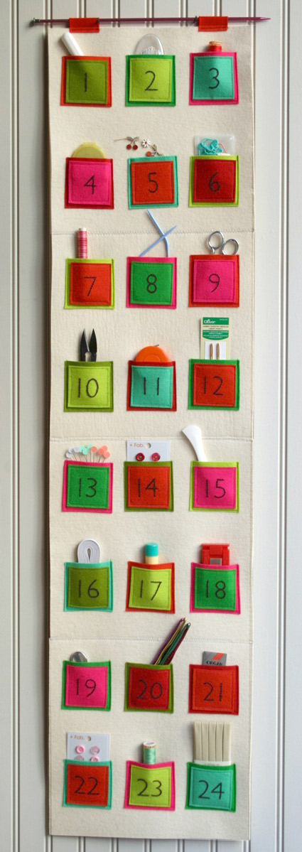 Embroidered Felt Advent Calendar | Purl Soho