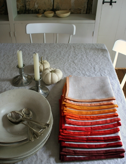 Linen Thanksgiving Napkins | Purl Soho