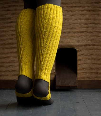 A Purl Soho Pattern: Loeffler Randall Rain Boot and Rain Bootie Stirrup Socks! | Purl Soho