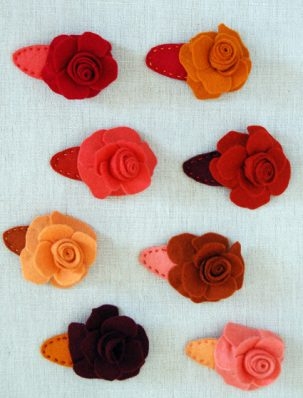 Rose Barrettes | Purl Soho