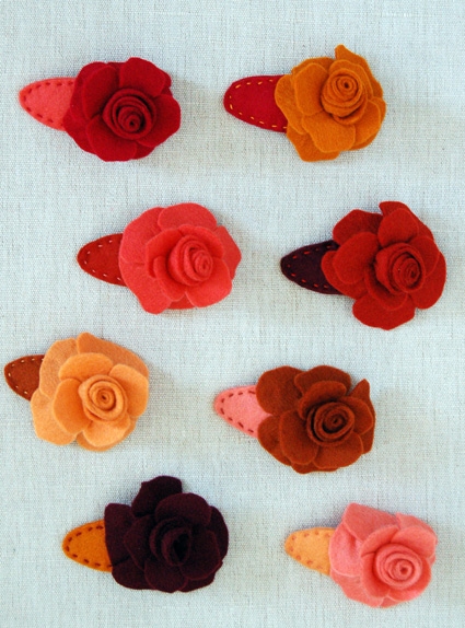 Rose Barrettes | Purl Soho