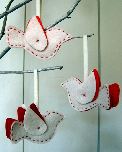 Felt Bird Ornaments | Purl Soho