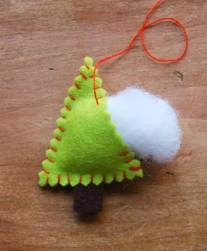 Felt Christmas Tree Pins | Purl Soho