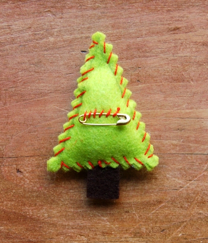 Felt Christmas Tree Pins | Purl Soho