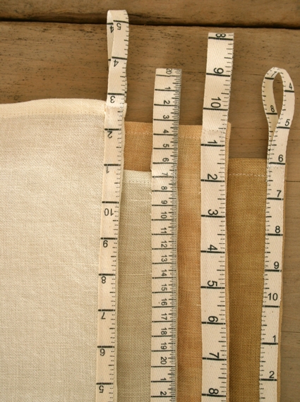 Linen and Measuring Tape Twill Dishtowels | Purl Soho