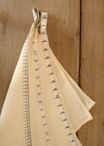 Linen and Measuring Tape Twill Dishtowels | Purl Soho