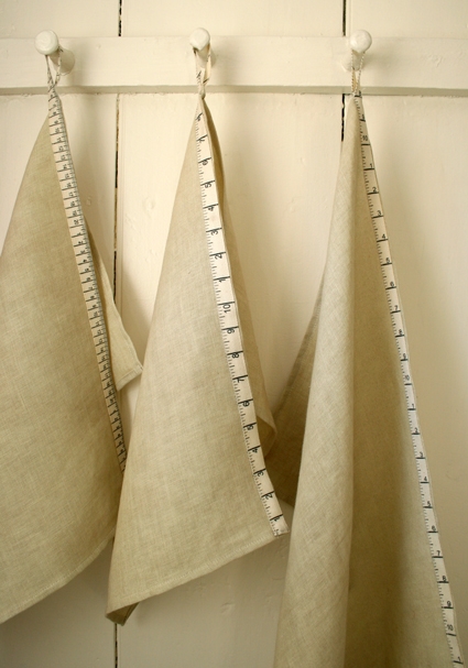 Linen and Measuring Tape Twill Dishtowels | Purl Soho