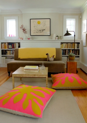 Hawaiian Style Felt Floor Pillows | Purl Soho