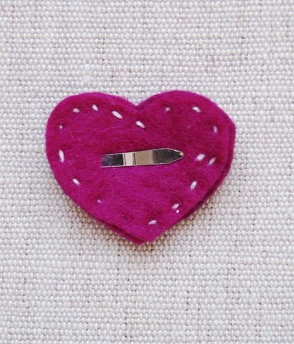 Valentine Heart Barrettes | Purl Soho