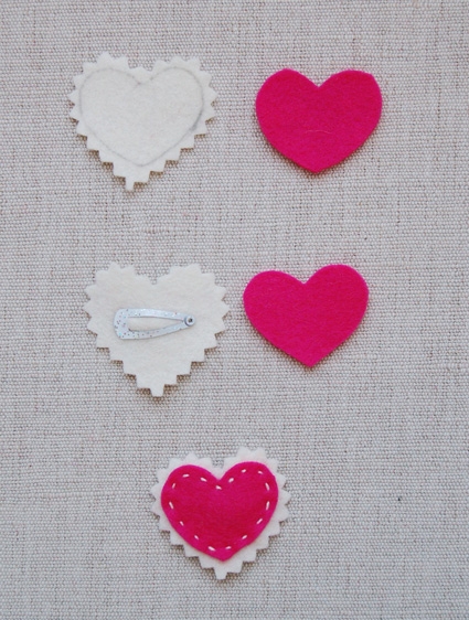 Valentine Heart Barrettes | Purl Soho