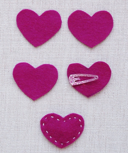 Valentine Heart Barrettes | Purl Soho