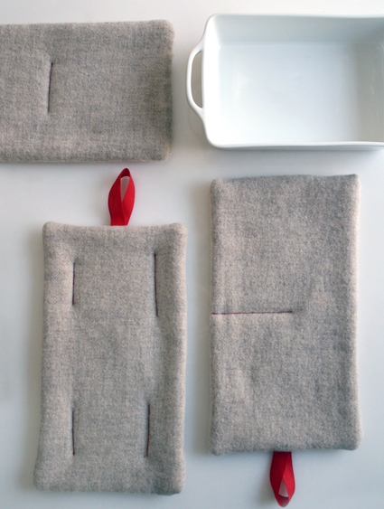 Felted Wool Hot Pads | Purl Soho