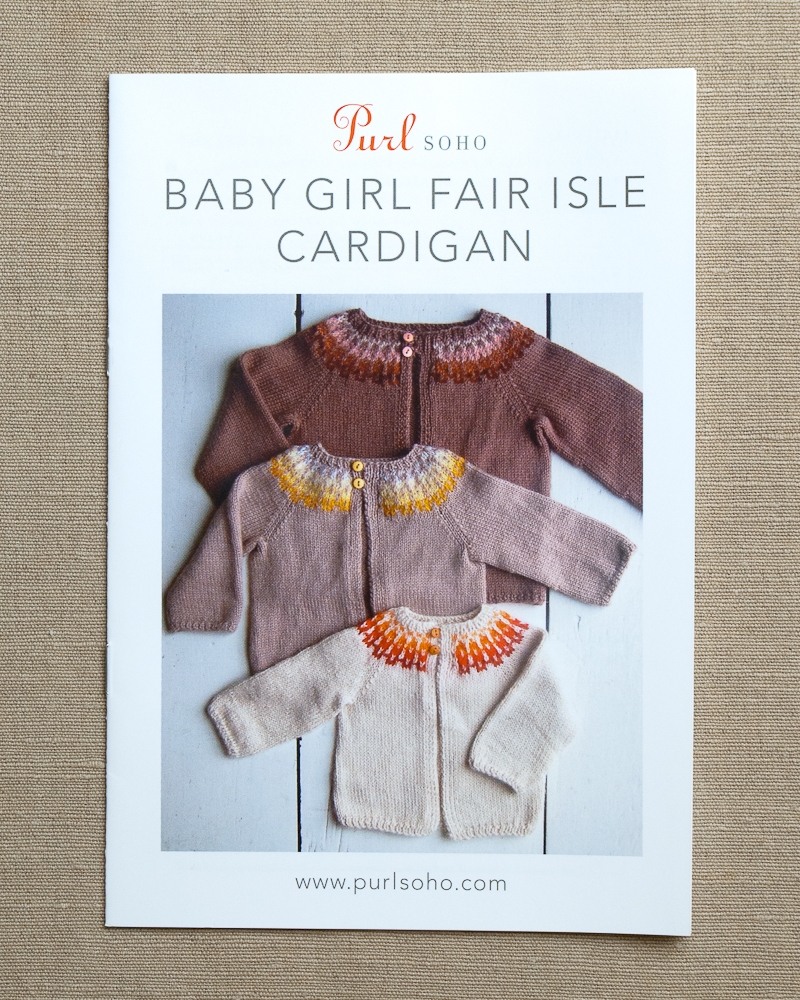 Baby Girl Fair Isle Cardigan | Purl Soho