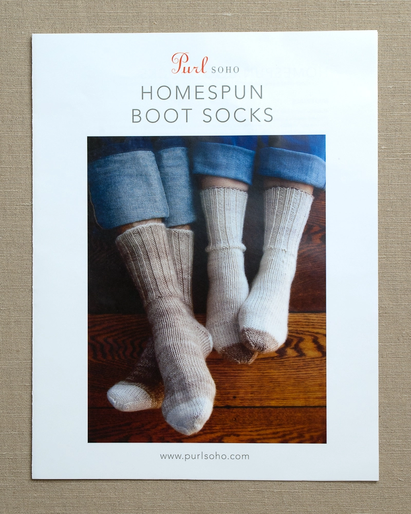 Homespun Boot Socks | Purl Soho