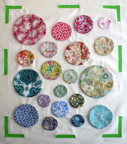 Mini Quilt of the Month, February: Liberty of London Tana Lawn Circular Applique | Purl Soho