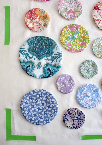 Mini Quilt of the Month, February: Liberty of London Tana Lawn Circular Applique | Purl Soho