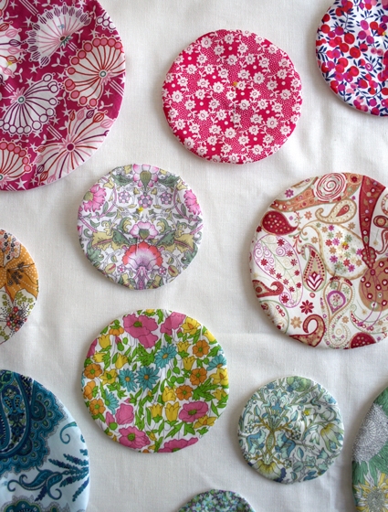 Mini Quilt of the Month, February: Liberty of London Tana Lawn Circular Applique | Purl Soho