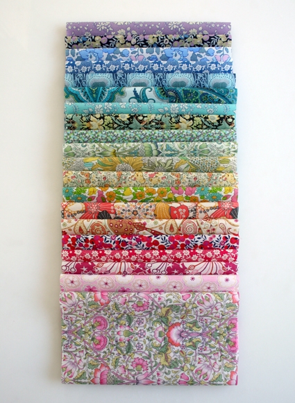 Mini Quilt of the Month, February: Liberty of London Tana Lawn Circular Applique | Purl Soho